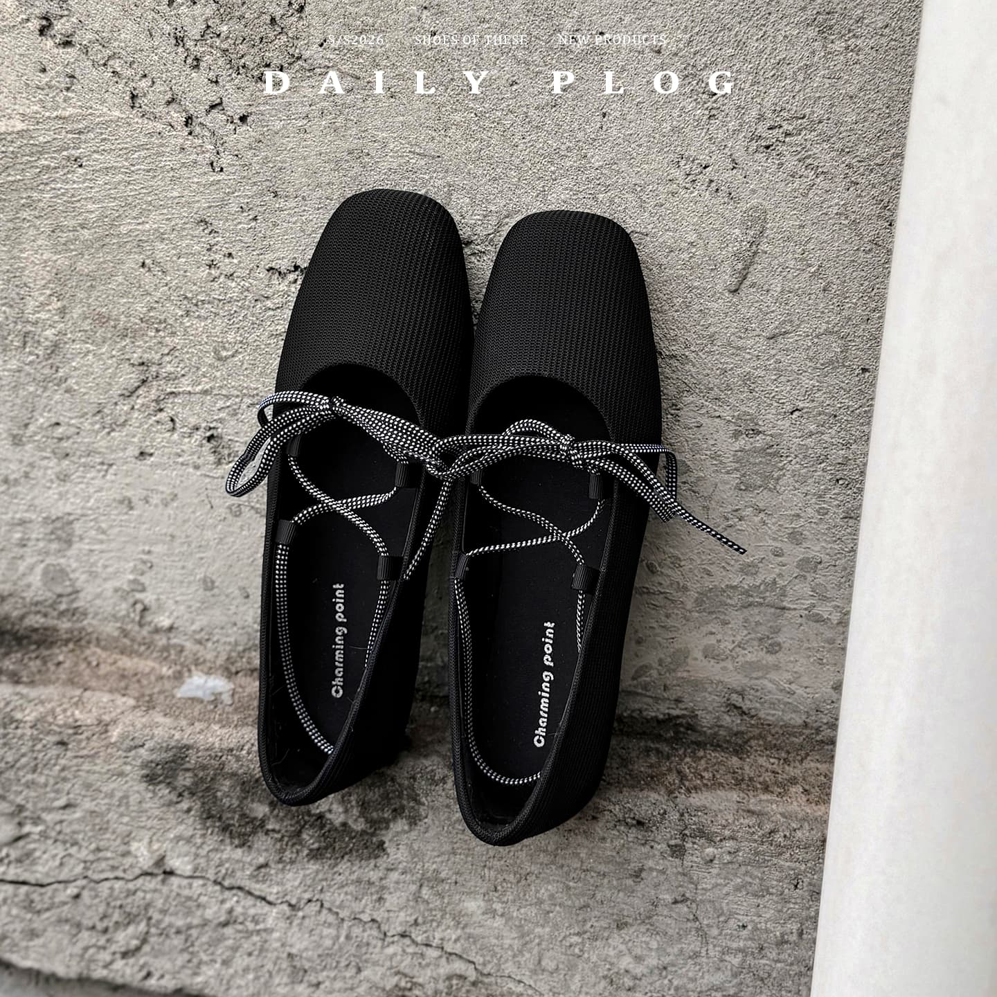 Women's Handmade Linen Slip-On Flats, Square Toe Low Heel Vintage Shoes With Sheepskin Lining & TPR Sole 4