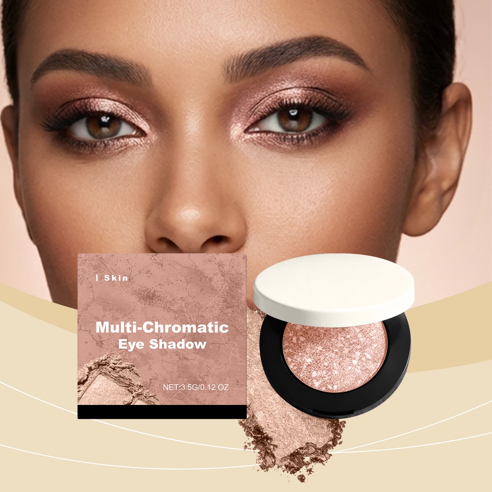 Shimmering 3D Eyeshadow Skin Tone 3