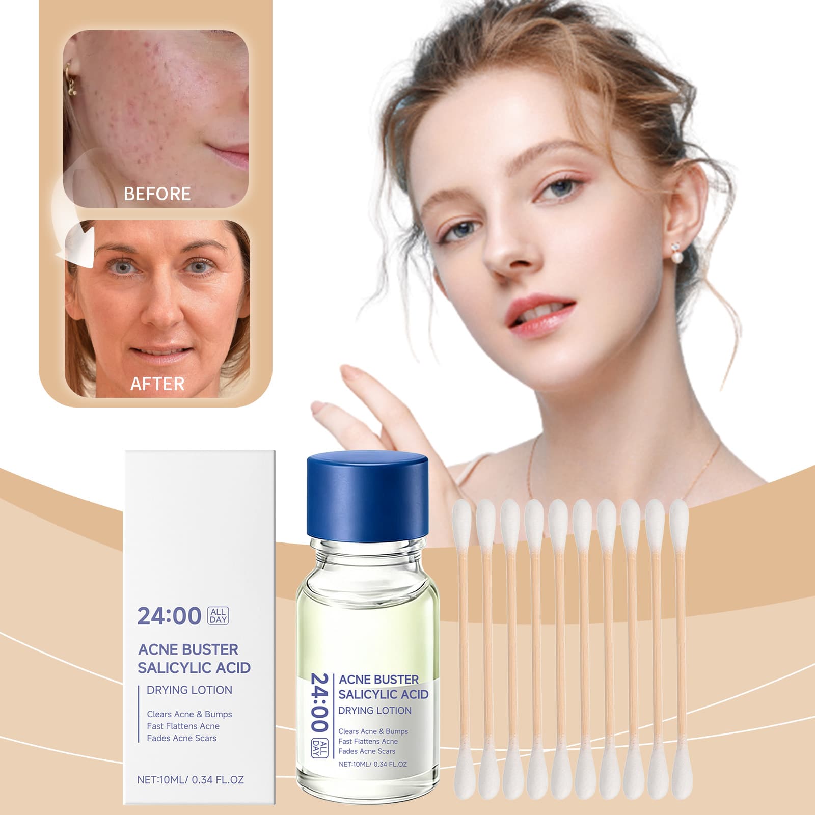Clear And Moisturizing Skincare Lotion 1set 2