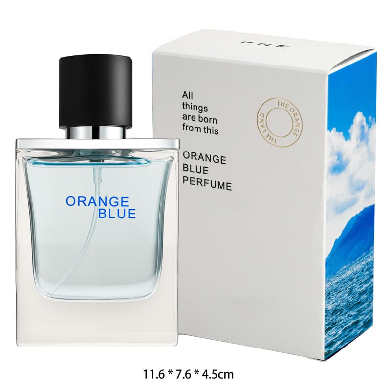 Beauty Orange Blue Eau De Toilette For Men, 50ml - Fresh Blue Ocean Scent