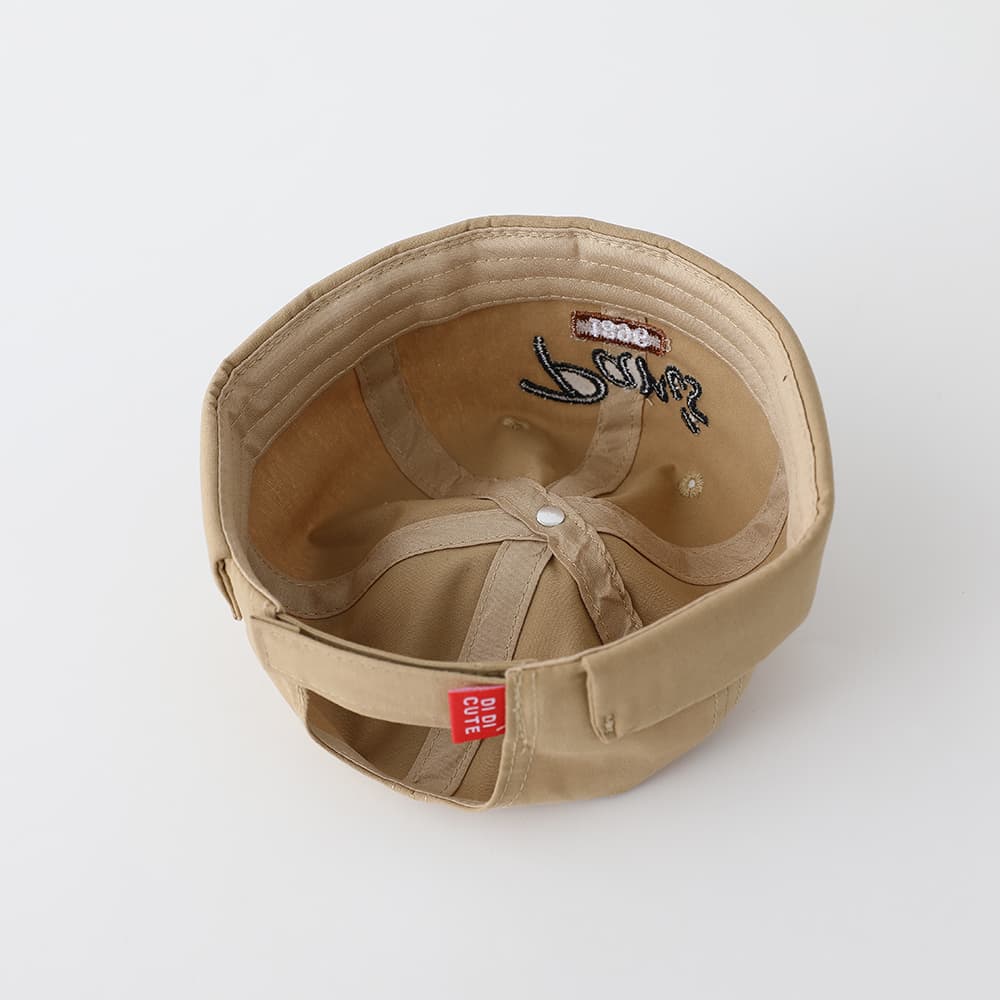 Children's Solid-color, 3D Embroidered, Adjustable Trendy Style Cowboy Hat, Suitable For Outdoor Activities And Travel.