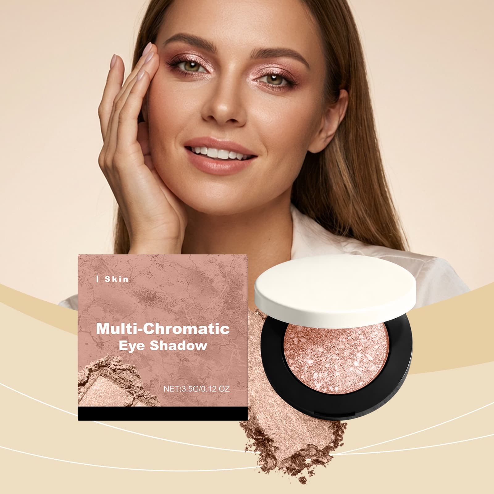 Shimmering 3D Eyeshadow Skin Tone 2