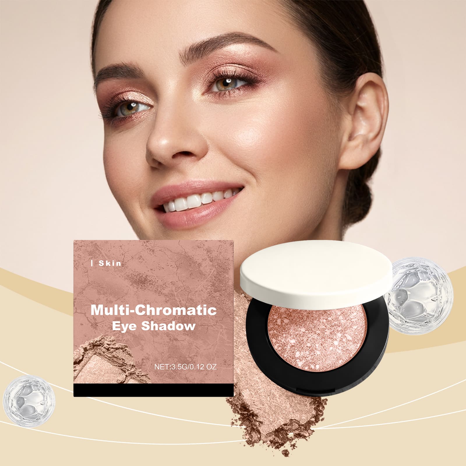 Shimmering 3D Eyeshadow Skin Tone 5