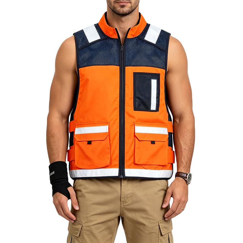 Tactical Outdoor Mens Workwear Reflective Vest 5