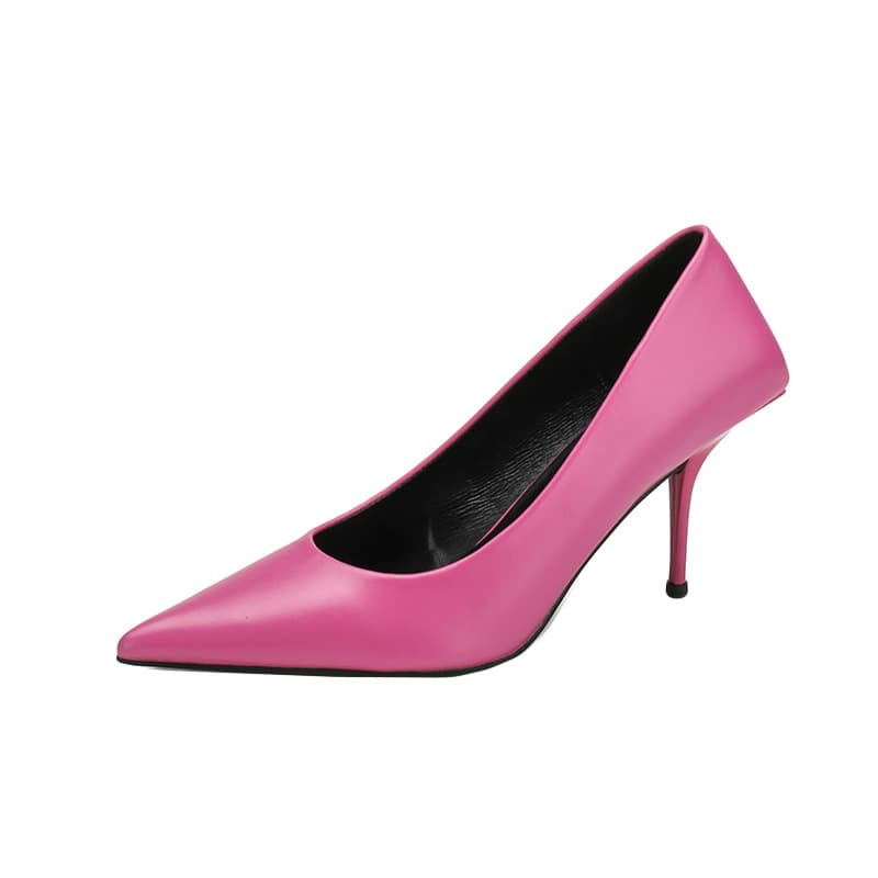 Stiletto-heeled Pointed-toe Low-cut Professional Commute Pumps