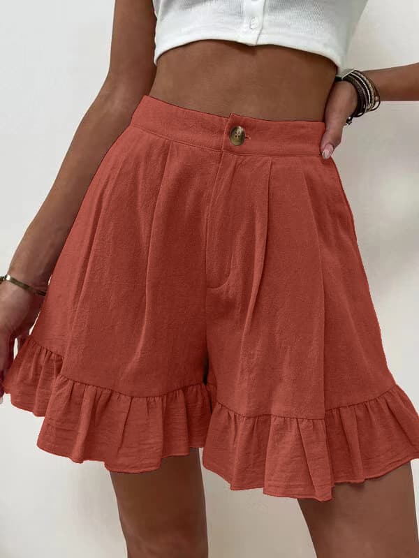 Loose-fitting Shorts High-waisted Shorts For Women 12