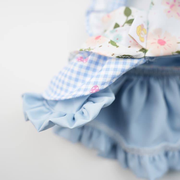 Cute Floral-patterned Gloria Dress For Small And Medium-sized Dogs 5
