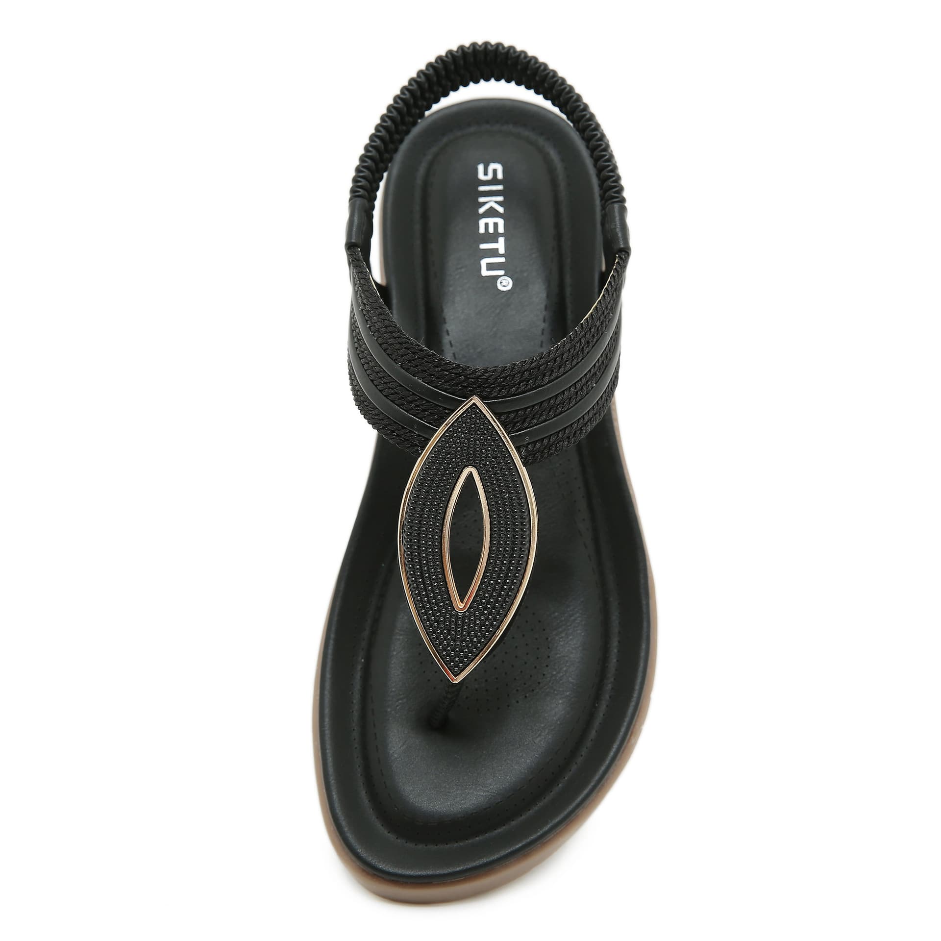 Comfortable Round-toe Large-size Flats For Seaside Vacations 2