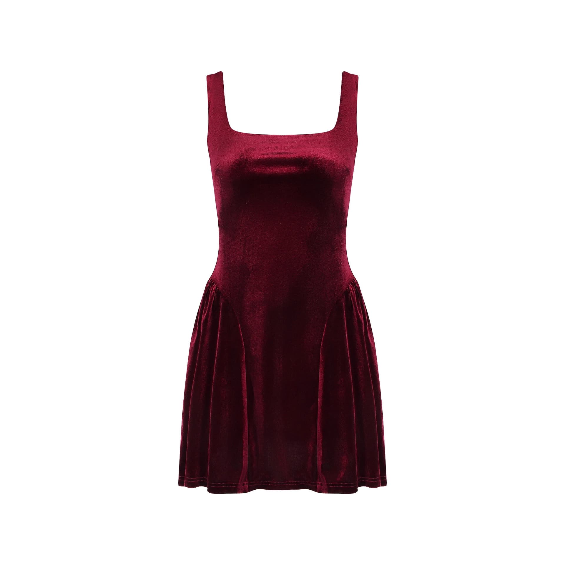 Womens Gold VelvetDrawstring Backless Cocktail Dress 6
