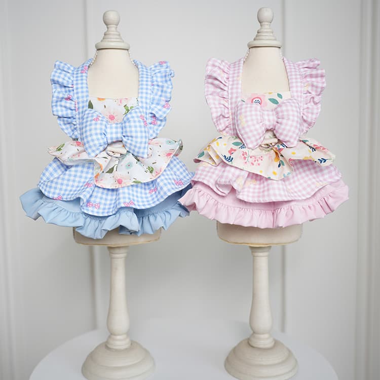 Cute Floral-patterned Gloria Dress For Small And Medium-sized Dogs 3