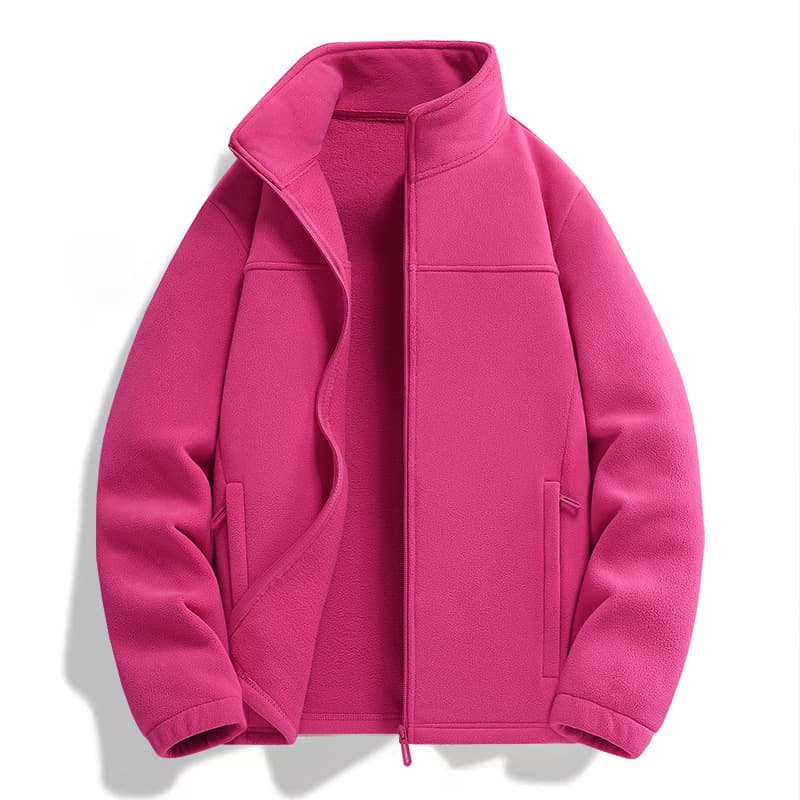 Polar Fleece Stand-collar Jacket For Men And Women