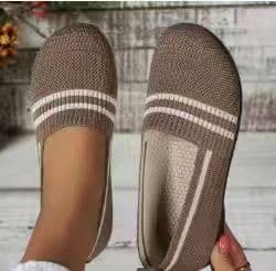 Breathable Flat Driving Shoes Fashionable Soft-soled Womens Flats