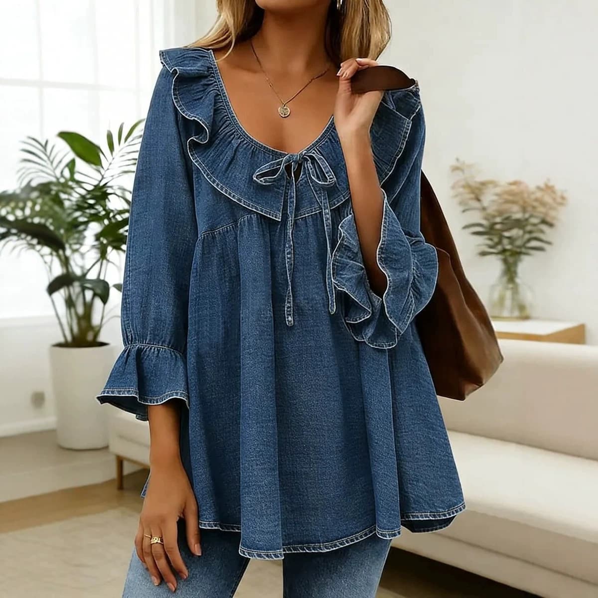 Womens Casual Loose-Fit T-Shirt