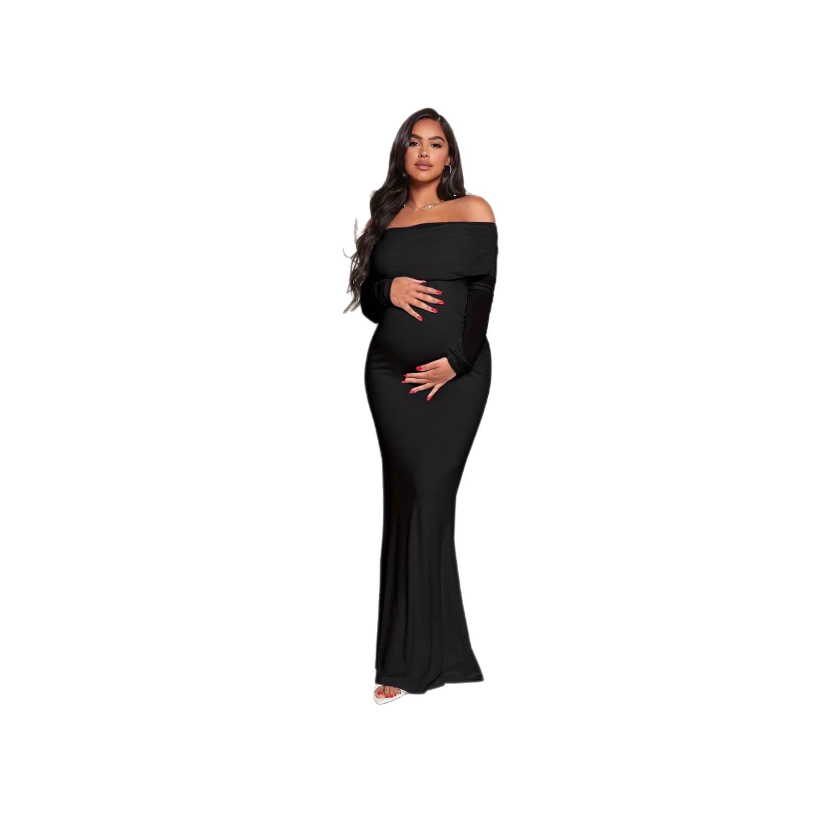 Off-shoulder Mermaid Long-sleeve Dress For Women