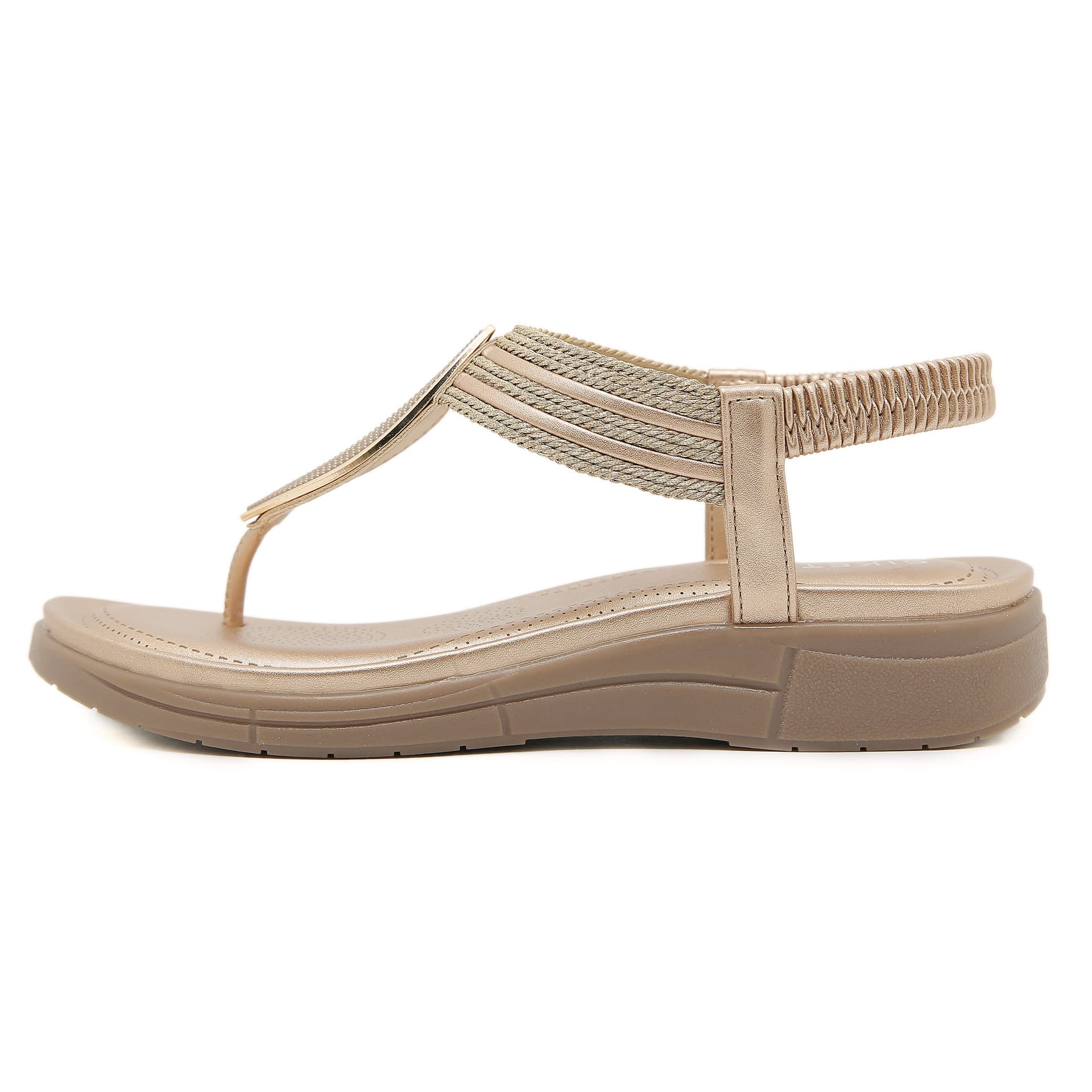 Comfortable Round-toe Large-size Flats For Seaside Vacations 7