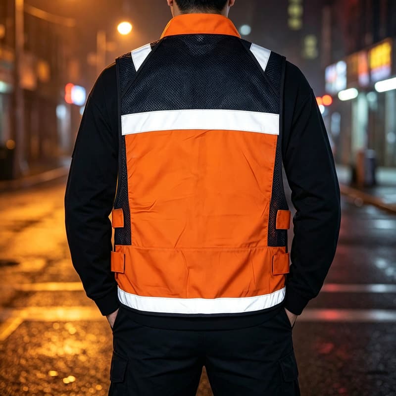Tactical Outdoor Mens Workwear Reflective Vest 4