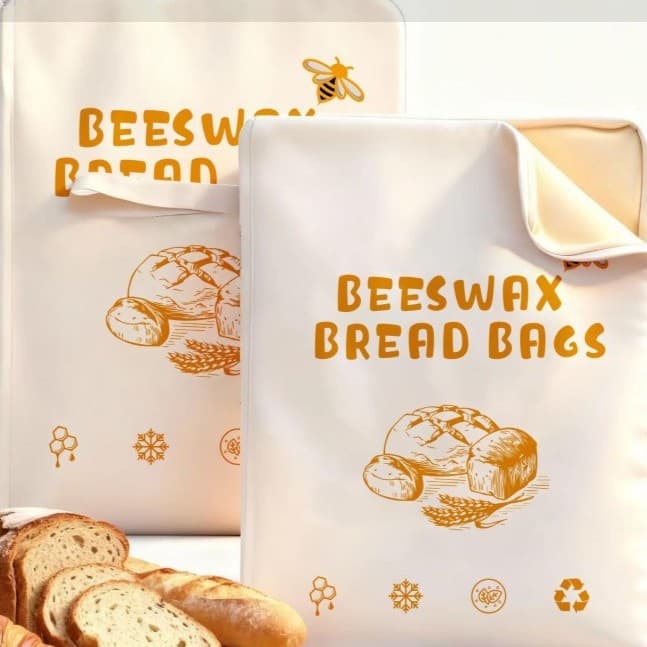 Cotton Beeswax Bread Bag Buckle