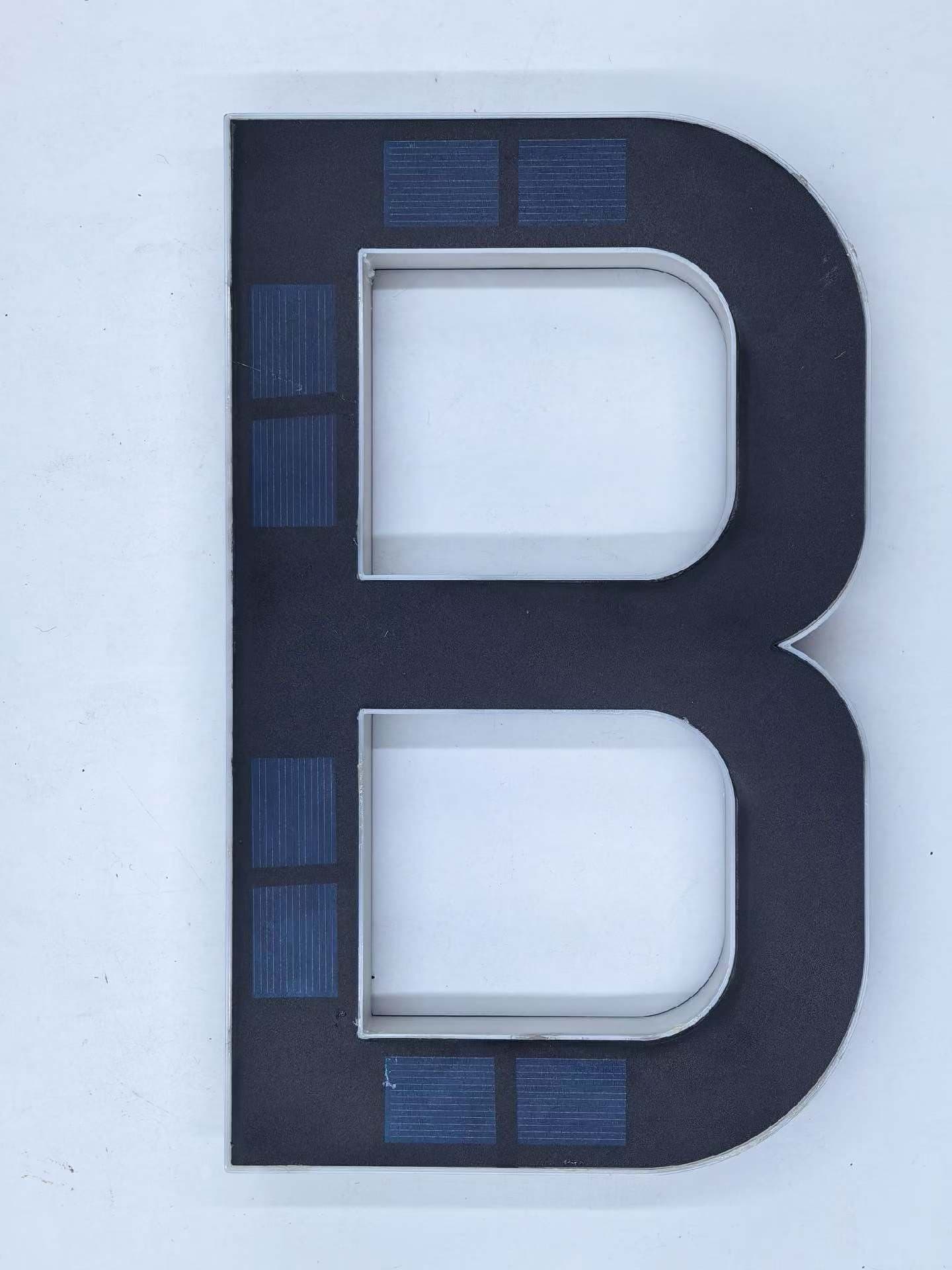 Solar-Powered Digital Light ABC Door Number