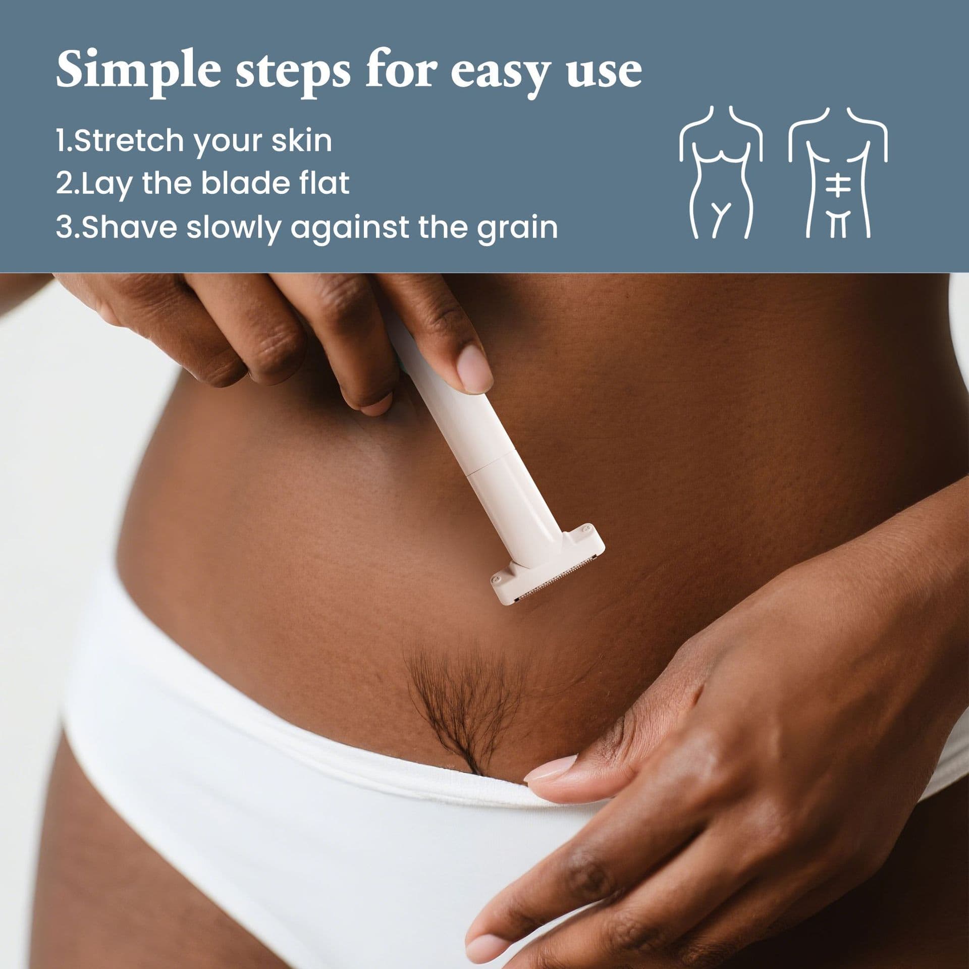 Men's Water-Resistant Multi-Function Hair Removal Device
