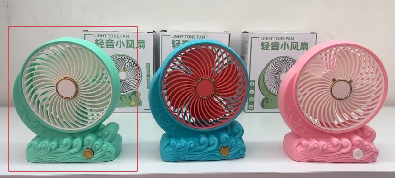 Model Quiet Dormitory Desk Large Wind Electric Fan 2