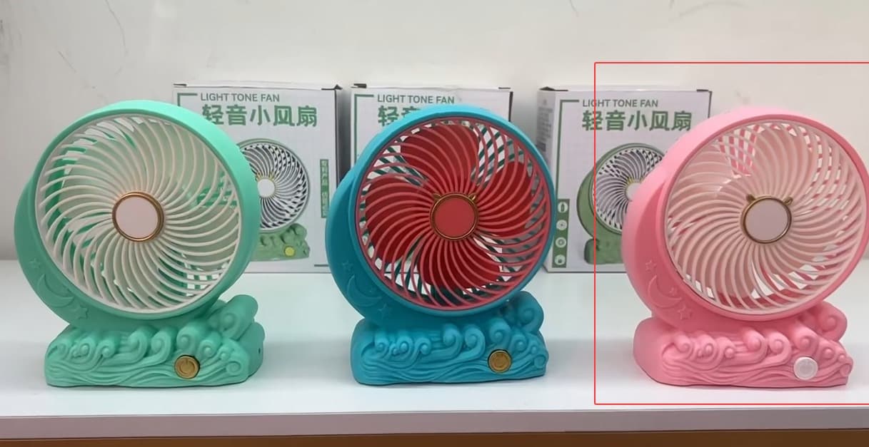 Model Quiet Dormitory Desk Large Wind Electric Fan