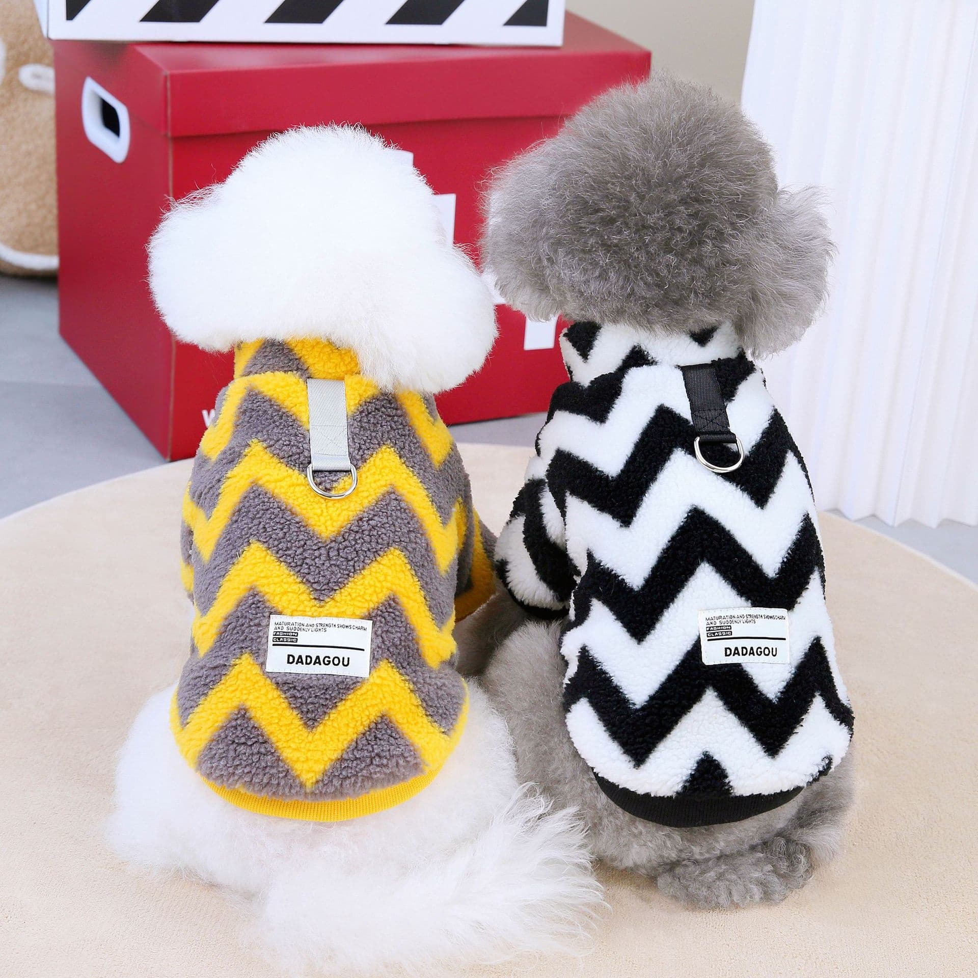 AutumnWinter Teddy Bear Panda Pet Cotton-Padded Coat 5