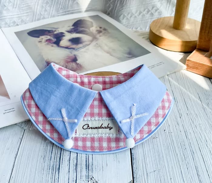 Dog Saliva Towel Pet School Bib 2