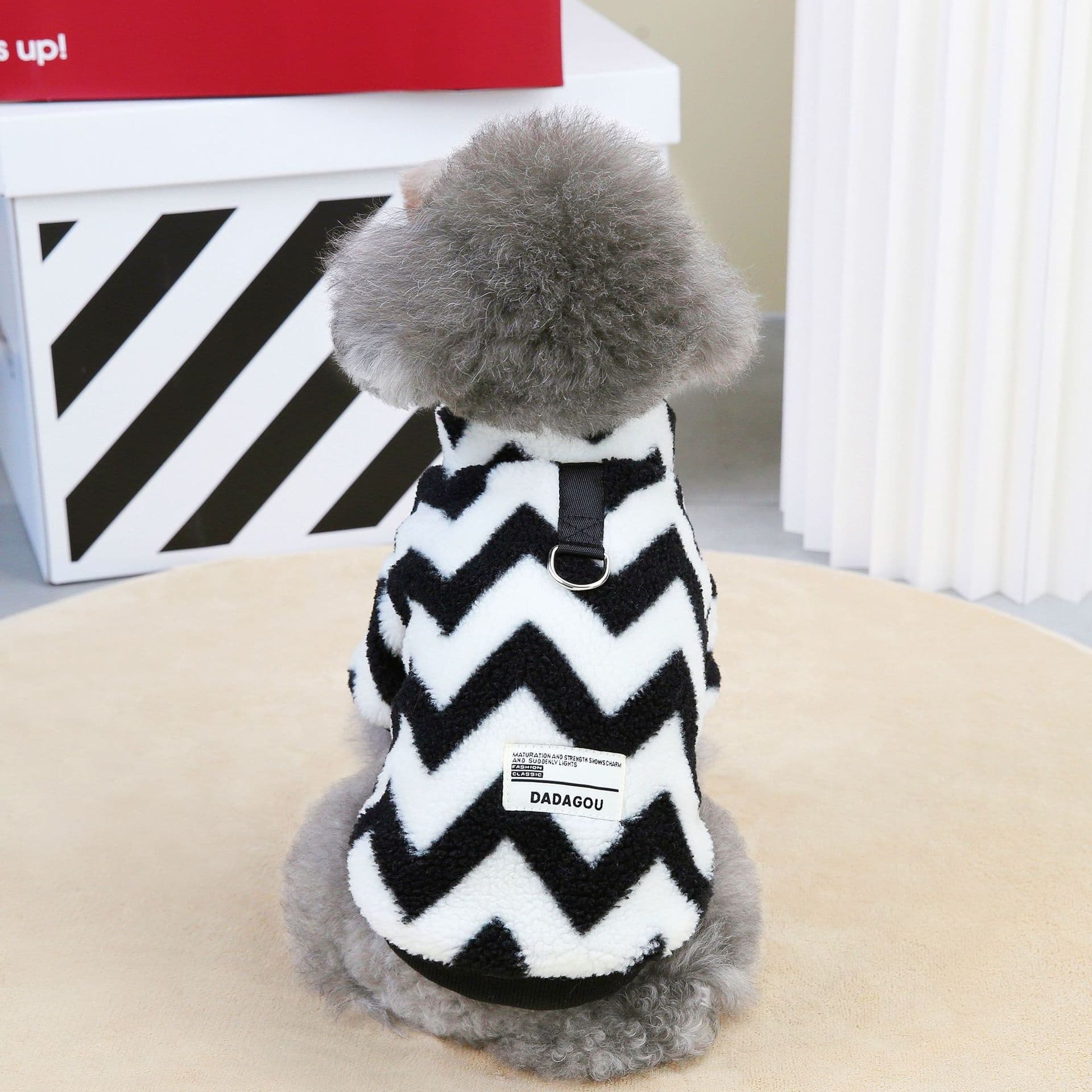 AutumnWinter Teddy Bear Panda Pet Cotton-Padded Coat 3