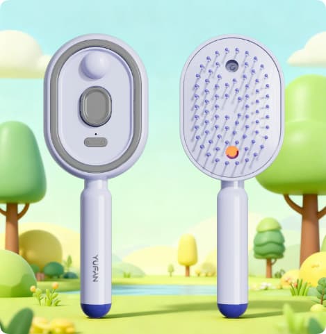 Electric Spray Airbag Massage Comb With Essential Oil Atomization For Hair Nourishment And Care 2
