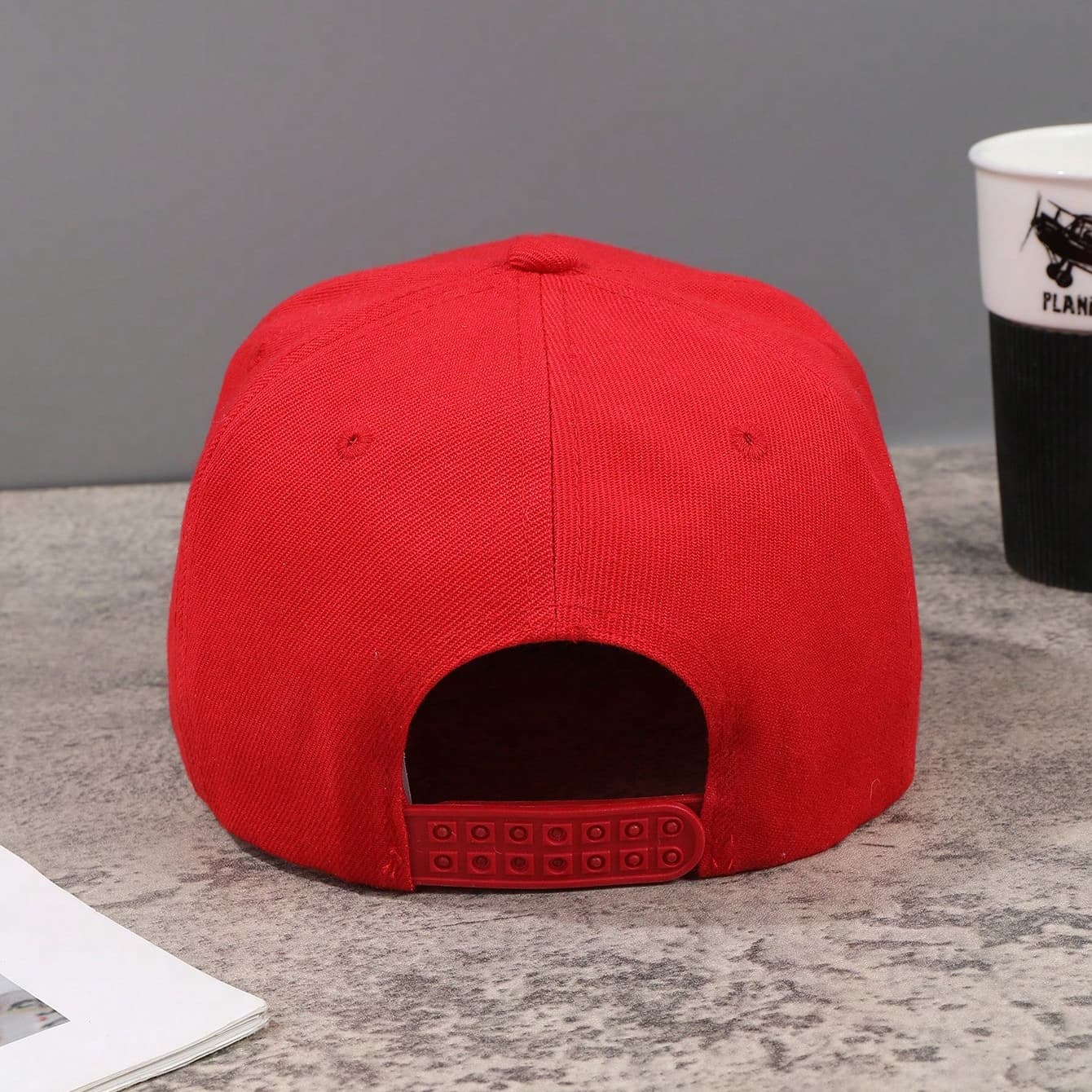 Men's And Women's Matching Red Baseball Cap - Tall Style - Street Hip-Hop Look - Outdoor Multi-Functional Beanie Hat 4