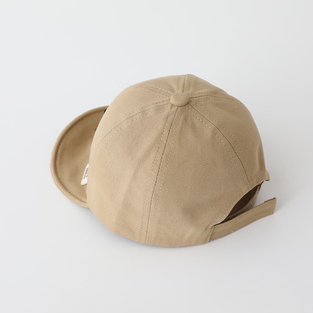 New Children's Solid-color English Three-dimensional Embroidered Adjustable Trendy Fashion Soft-brimmed Baseball Cap Suitable For Outdoor Travel And Sports 2