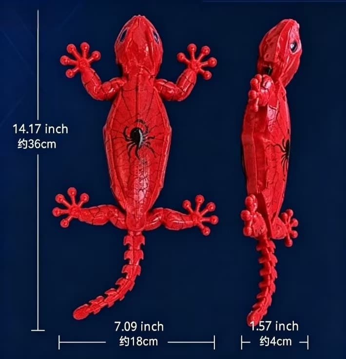 2026 New Remote Control Wall Climbing Toy, Spider Style Gecko, Electric Realistic Lizard, Bio Mimic Chameleon, Dual Mode, LED Eyes, Kids Gift 2