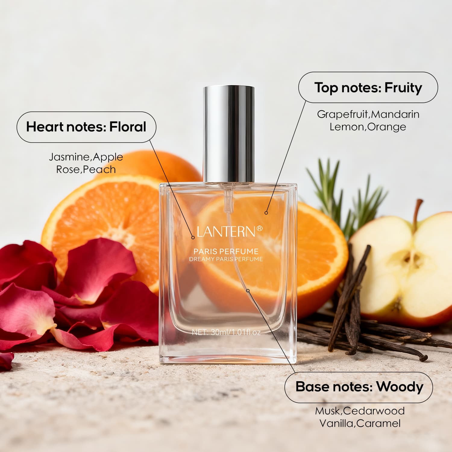 Dreamy Paris Perfume 30ml.1.01 Fl.oz - Long Lasting Floral Fragrance, US Stock 3