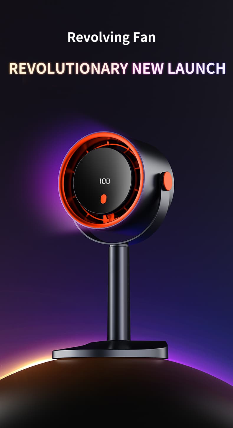 Forest Style Desktop Fan, USB Rechargeable Quiet Portable Fan With Activated Carbon Air Purification, 3-in-1 Stand Clip Hook Design, Energy Saving Circulating Fan For Home, Office, Bedroom Travel 10