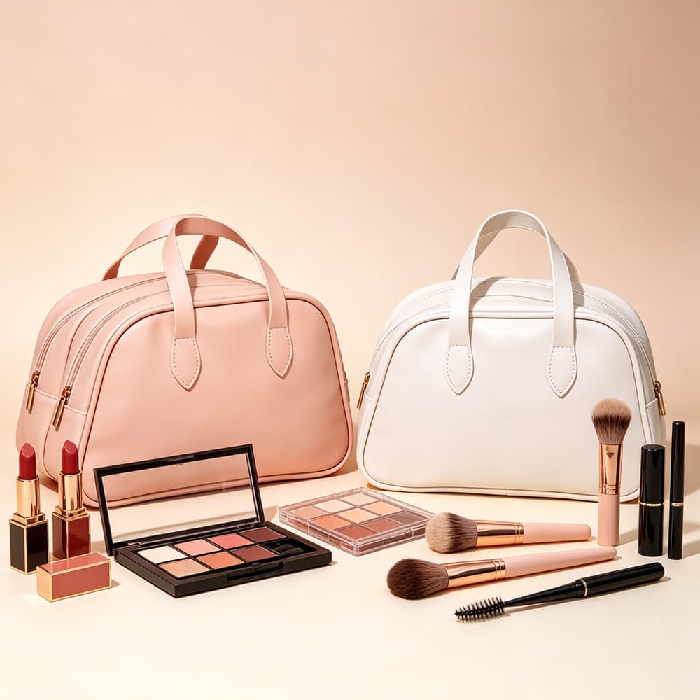 Travel Makeup Bag Set, Waterproof Toiletry Bags For Women & Girls, Multifunctional Cosmetic Organizer, Portable Storage Pouch For Travel & Daily Use 2