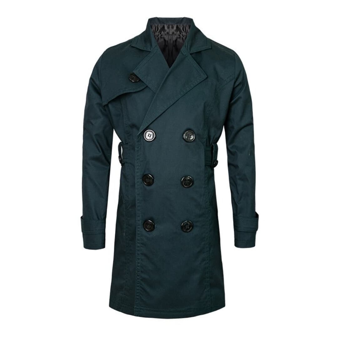Kids Double Breasted Trench Coat Cotton Autumn Jacket For Boys-Girls -4 To 9 YRS 6