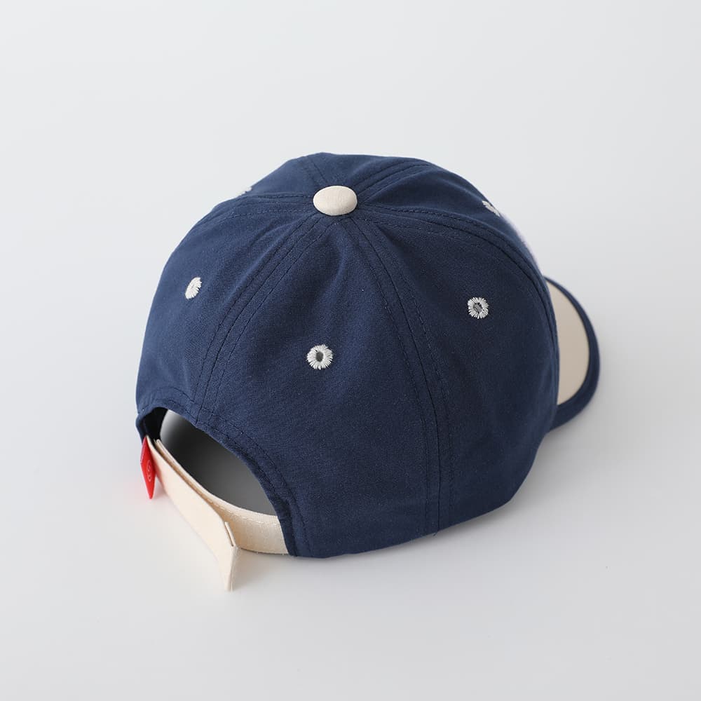 Children's Multi-color Edge-stitching Artistic Font English Font Embroidery Adjustable Simple Casual Short-brim Baseball Cap Suitable For Outdoor Shopping And Traveling 2