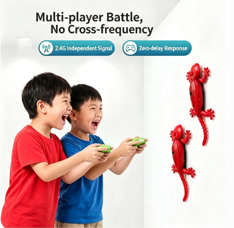 2026 New Remote Control Wall Climbing Toy, Spider Style Gecko, Electric Realistic Lizard, Bio Mimic Chameleon, Dual Mode, LED Eyes, Kids Gift 6