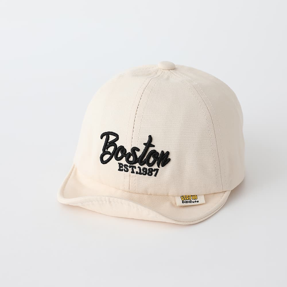 New Children's Solid-color English Three-dimensional Embroidered Adjustable Trendy Fashion Soft-brimmed Baseball Cap Suitable For Outdoor Travel And Sports 8