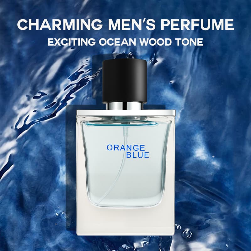 Beauty Orange Blue Eau De Toilette For Men, 50ml - Fresh Blue Ocean Scent 2