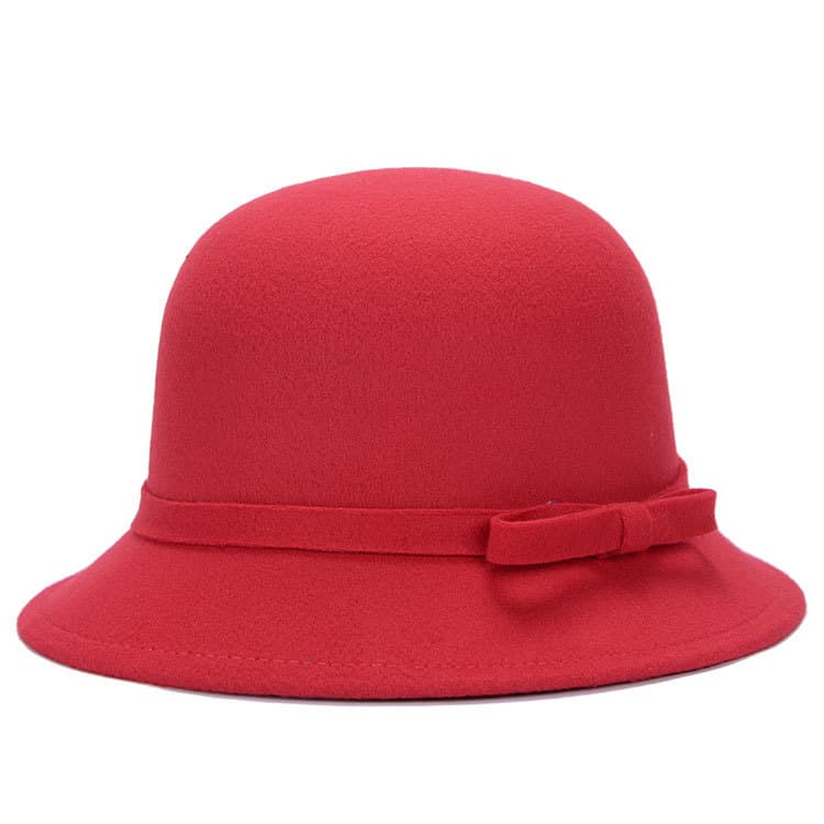 Fashionable And Elegant Womens Bowler Hat With A Striped Bow 17