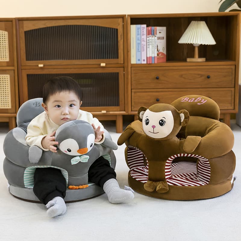Cross-border Baby Learning-to-Sit Sofa Cartoon Plush Infant And Toddler Training Seat 8