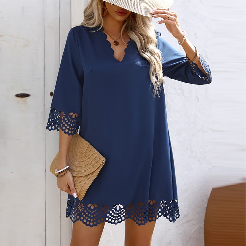 Womens European And American-style Casual Dress 2
