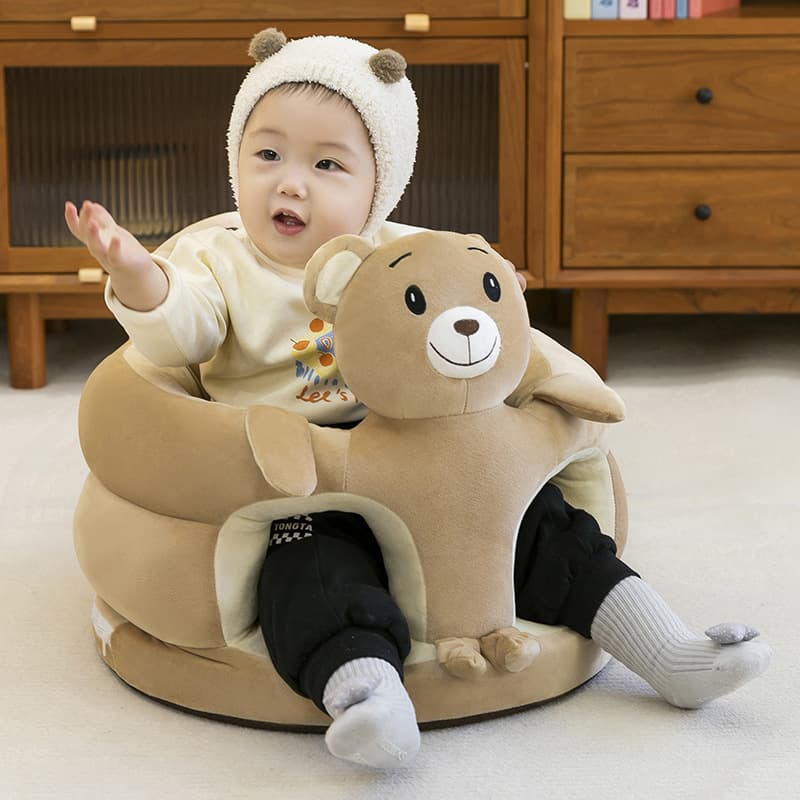 Cross-border Baby Learning-to-Sit Sofa Cartoon Plush Infant And Toddler Training Seat 13