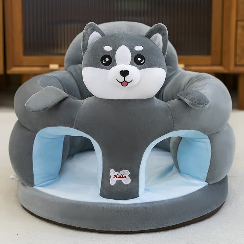 Cross-border Baby Learning-to-Sit Sofa Cartoon Plush Infant And Toddler Training Seat 3