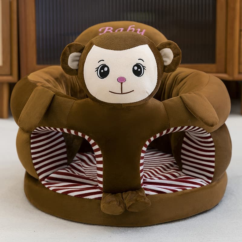 Cross-border Baby Learning-to-Sit Sofa Cartoon Plush Infant And Toddler Training Seat 5