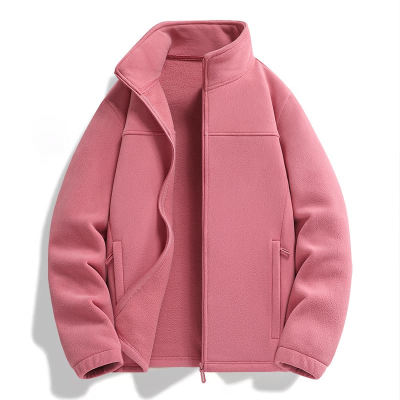 Polar Fleece Stand-collar Jacket For Men And Women 9