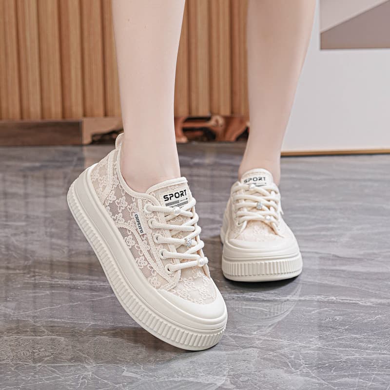 Platform Height-increasing Lace-up Casual Shoes For Students New Style Sneakers 7