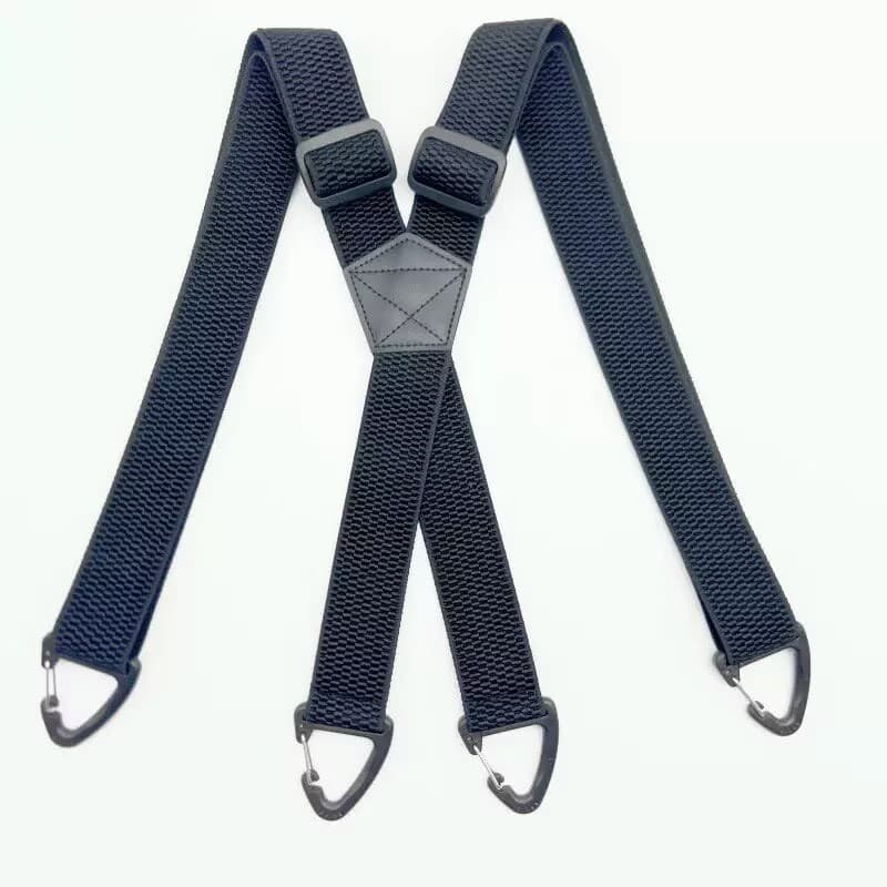 Plastic Buckle 4-hook Britishstyle Unisex X strap Suspenders 4 Cm WideVintage Elastic Braces 5