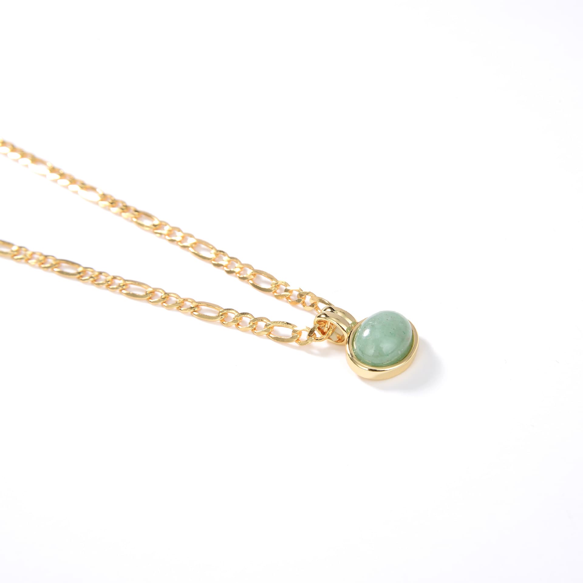 Simple And Natural Green Aventurine Necklace For Women 6